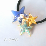 Triple Star ヘアゴム【レジン】