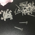 【100個】樹脂ピアス（石座）