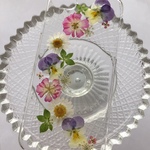 iphone7/6/6S  優しい色の押し花のケース