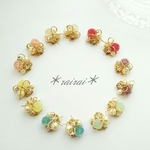 731＊rairai＊candy×ribbon bijouピアス・イヤリング