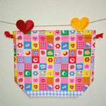 [1点のみ] 幼稚園から小学校まで使える！たくさん入る～大きな弁当袋 👑