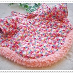 【年末年始特別価格】花柄キルトアウター（胴４２ｃｍ）