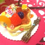 3時のおやつだよ♡パンケーキペンダント(星型)
