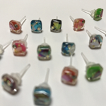 【きらりんプチシリーズ】ちっちゃ四角ピアス