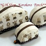 コロコロポーチ大中2点の型紙のみ(説明書なし)