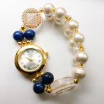 コットンパールの腕時計