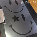 ステンシルシート にこちゃん スマイル