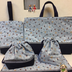 入園☆入学セット《くまさんと星条旗柄》