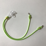 補聴器ストラップ(黄緑)