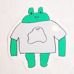 Tシャツを着る /ステッカー