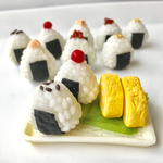 選べる2種♪おにぎりと卵焼きの置物
