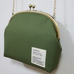 アースカラーがま口ショルダー
