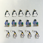 お正月ペンギン フレークシール②