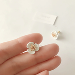 【全5色】春を感じる小梅の花ノンホールピアス/和