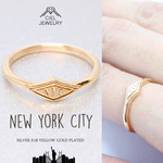特別SALE！NYC リング SV K18GP 送料無料 / K18GP 指輪