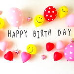 happy birhtday文字♡ウォールステッカー