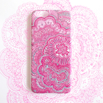 ピンクイラストのiPhoneケース iPhone7