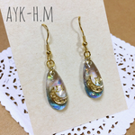 キラキラ＊お月様のドロップピアス