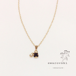 swarovski  セミオーダーのネックレス
