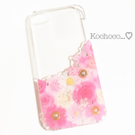 再販♡《iPhone5/5s/SE》お花畑のケース❀✿P