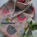 入園入学グッズ　巾着♡可愛いお花柄