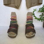手編み靴下
