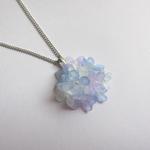 【M様オーダー品】 ガラスの紫陽花ネックレス