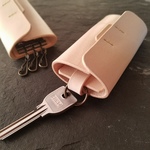 ◼Natural Leather Keycase◼　送料無料　ギフト　プレゼント