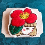 【木もれび様専用】オーダー作品  手刺繍ブローチ
