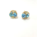 blue light rose bijouピアス