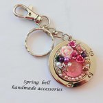 バックハンガー rose & jewel dish pink レジン