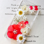 再販♡新作♡押し花iPhoneケース
