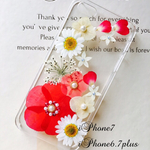 ♡新作♡押し花iPhoneケース