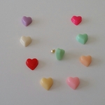 ハートチョコピアス／イヤリング／ノンホールピアス1(1ペア)