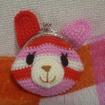 がま口財布　うさぎ