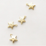 レターリング星チャーム4個セット