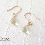 【K14GF】レモンクォーツのピアス