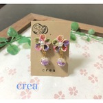 再販×5☆ゆらゆら唐草ビーズピアス（蓮）
