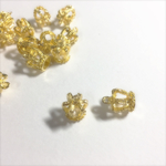 再販♪送料無料！(4個入り)No.2ゴールド王冠パーツ♪