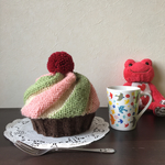ニット帽子 カップケーキちゃん