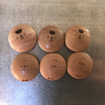 酉年。木製マグネット
