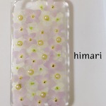 【送料無料】 iphone5/5sケース 本物のお花使用【受注製作12】スマホ