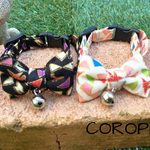 折り鶴の猫ちゃん首輪