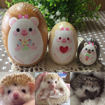 Ｒ様ご予約品＊ハリネズミマトリョーシカ🎶３姉妹