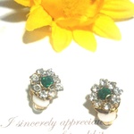 選べる♡flowercrystalビジューearring