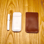 iQOS(アイコス)マモルクンレザーケース 茶レザー