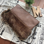 年明けセール！クラッチ brown