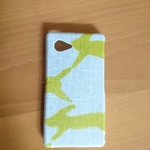 *受注製作*ミナペルホネン*run run run イエロー*mina perhonen*iPhoneケース*iPhoneカバー*スマホケース*スマホカバー