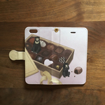 ◉受注制作◉手帳型iPhoneケース「ビターさん。」