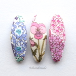リバティ パッチンピン(4cm) 　ぱっちん/ヘアピン/ベビー/子供